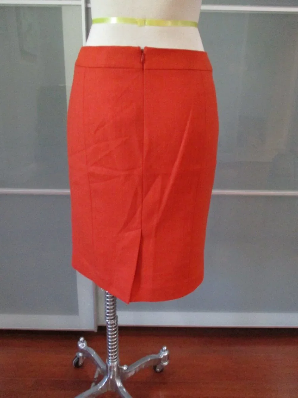 J. Crew Blue Label 100% Wool Pencil Skirt Burnt Orange